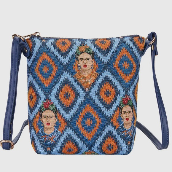 Frida Kahlo Adjustable Crossbody Handbag, Purse, Bag, Tapestry, New! - Picture 1 of 5